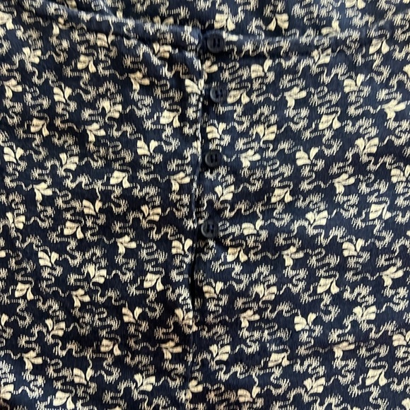 Fat Face Sz 12 Simone Jersey Wave Dot Dress Blue - Picture 13 of 13